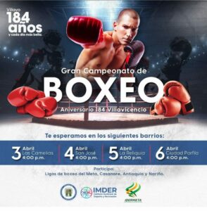 GRAN CAMPEONATO DE BOXEO 184 AÑOS VILLAVICENCIO