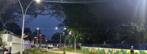 Alborada modernizó la Iluminación de la Plazoleta de las Flores en el Aniversario de Villavicencio.
