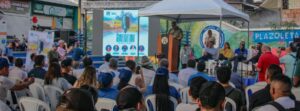 Academia, Vendedores Informales y comunidad participaron en la reinauguración de la Plazoleta de las Flores