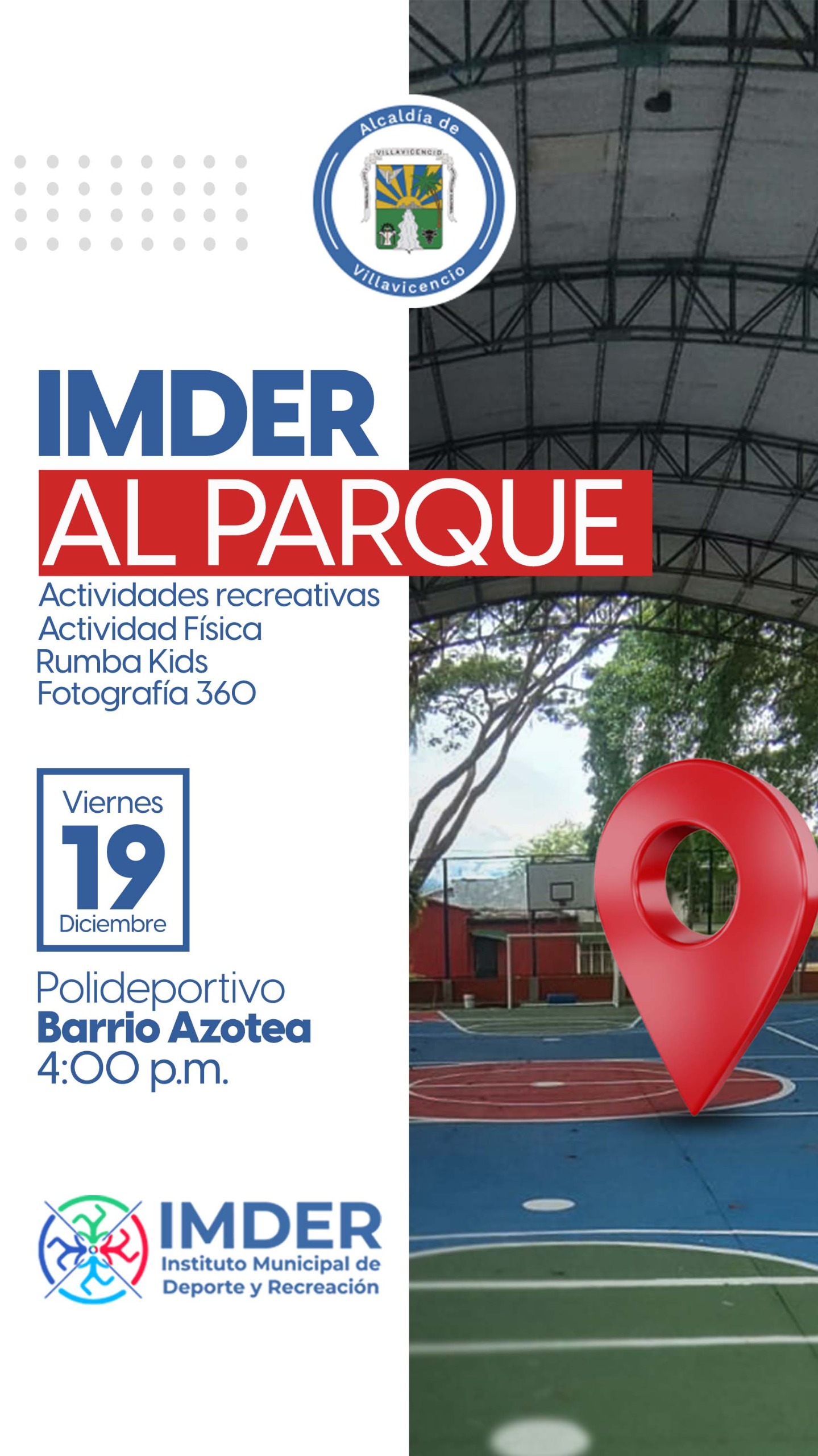 IMDER AL PARQUE BARRIO AZOTEA