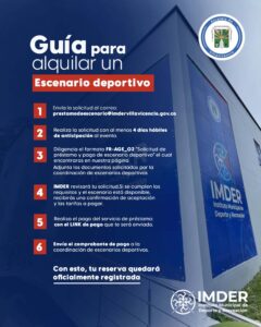 GUIA PARA ALQUILAR UN ESCENARIO DEPORTIVO