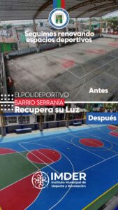 SEGUIMOS RENOVANDO ESPACIOS DEPORTIVOS