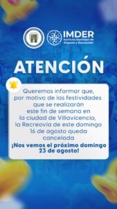 DOMINO 16 DE AGOSTO NO HAY RECREOVIA